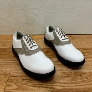 Footjoy Green Joys Women’s Golf Shoes Soft Spike Size 8.5M NICE!!